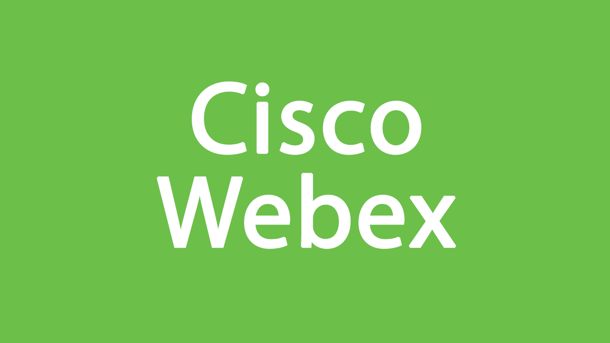 Delete Cisco Webex Account