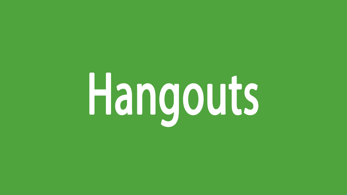 delete hangouts account